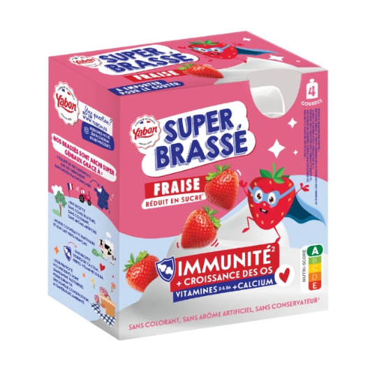 4x80g Gourdes Fraise Yabon