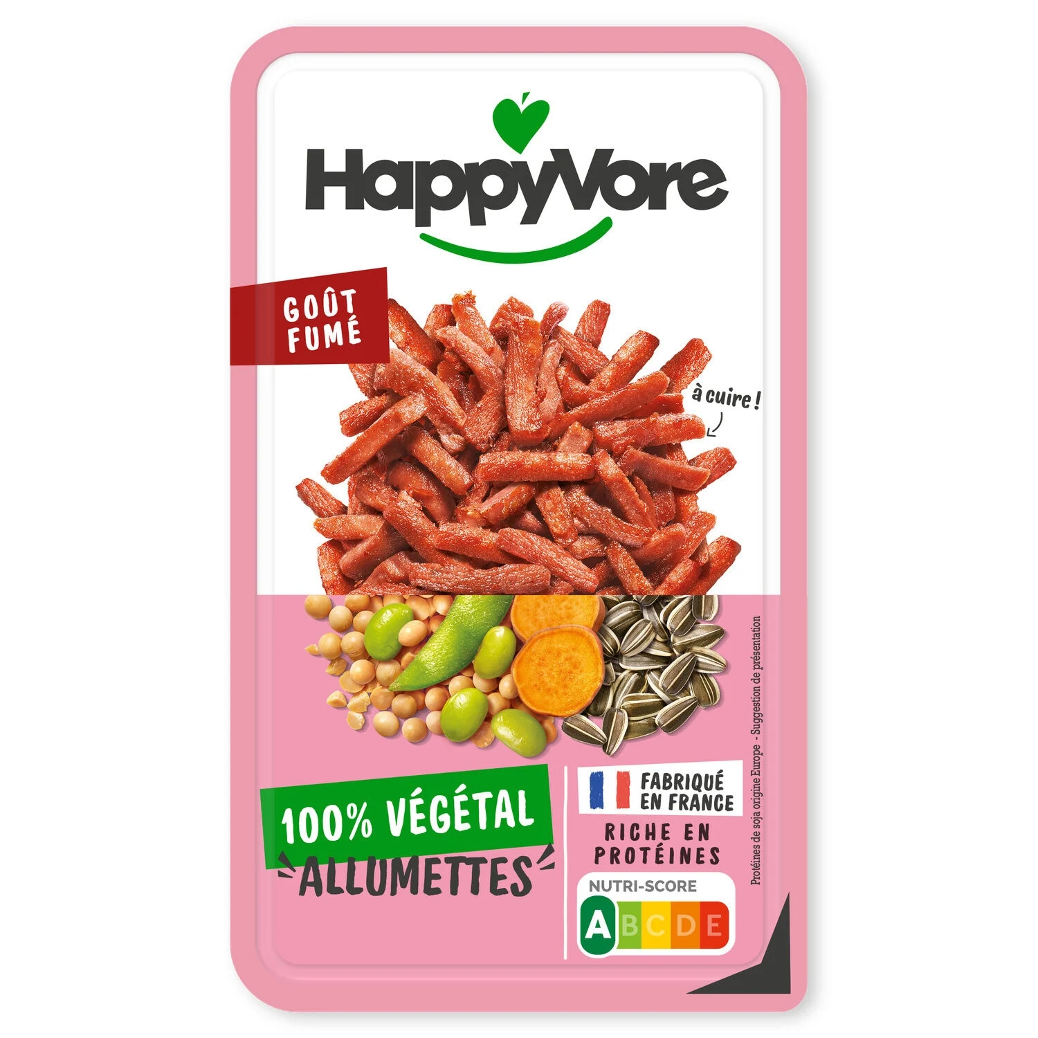 Vegetable and gourmet matches smoked taste 120g - Happyvore