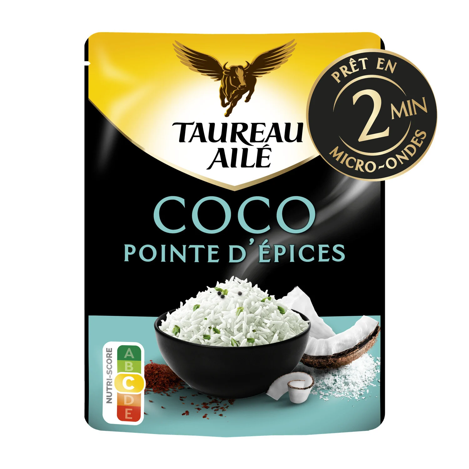 Riz Express Basmati Coco 220g - Taureau Aile