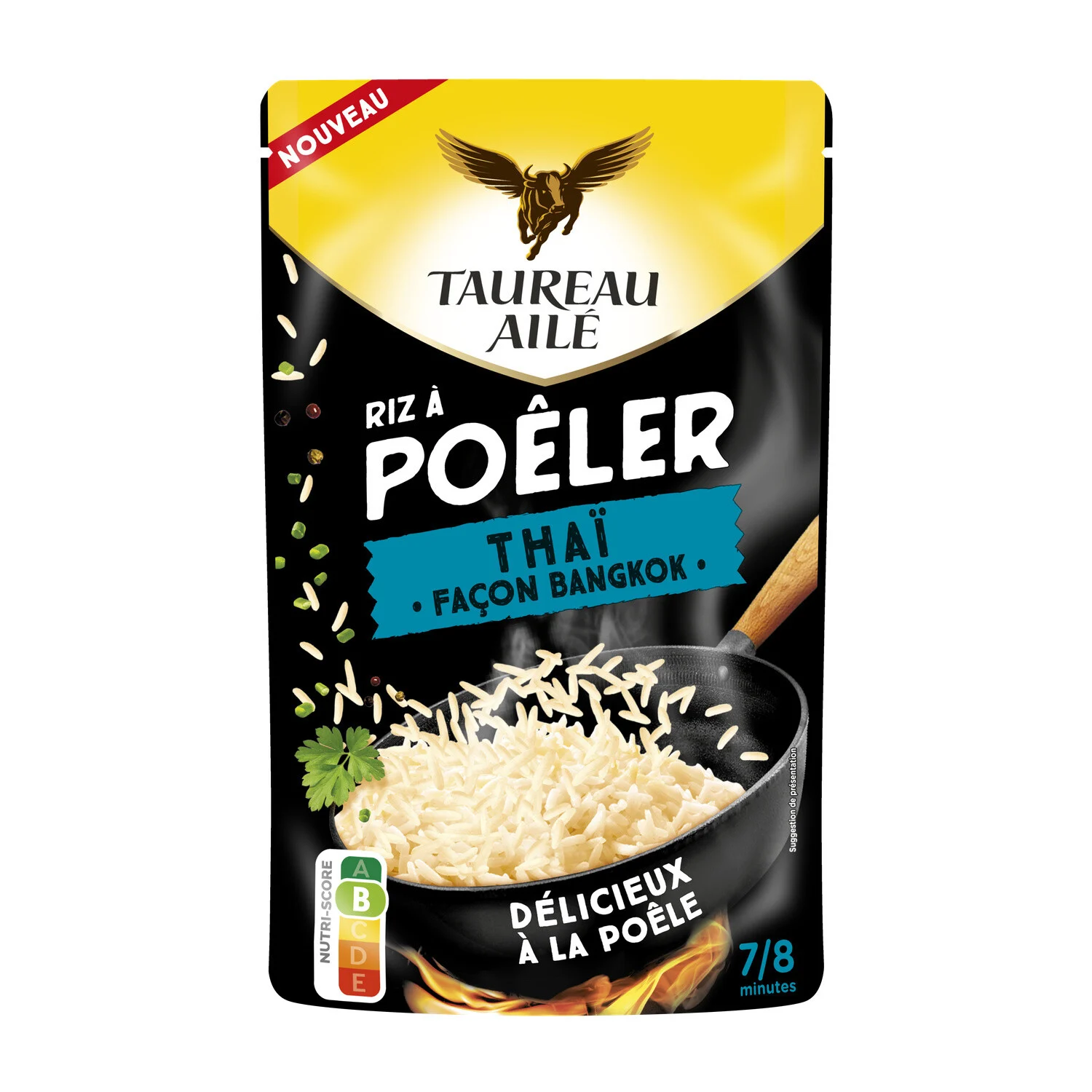 Rice to fry Basmati Nature 375g - Taureau Aile