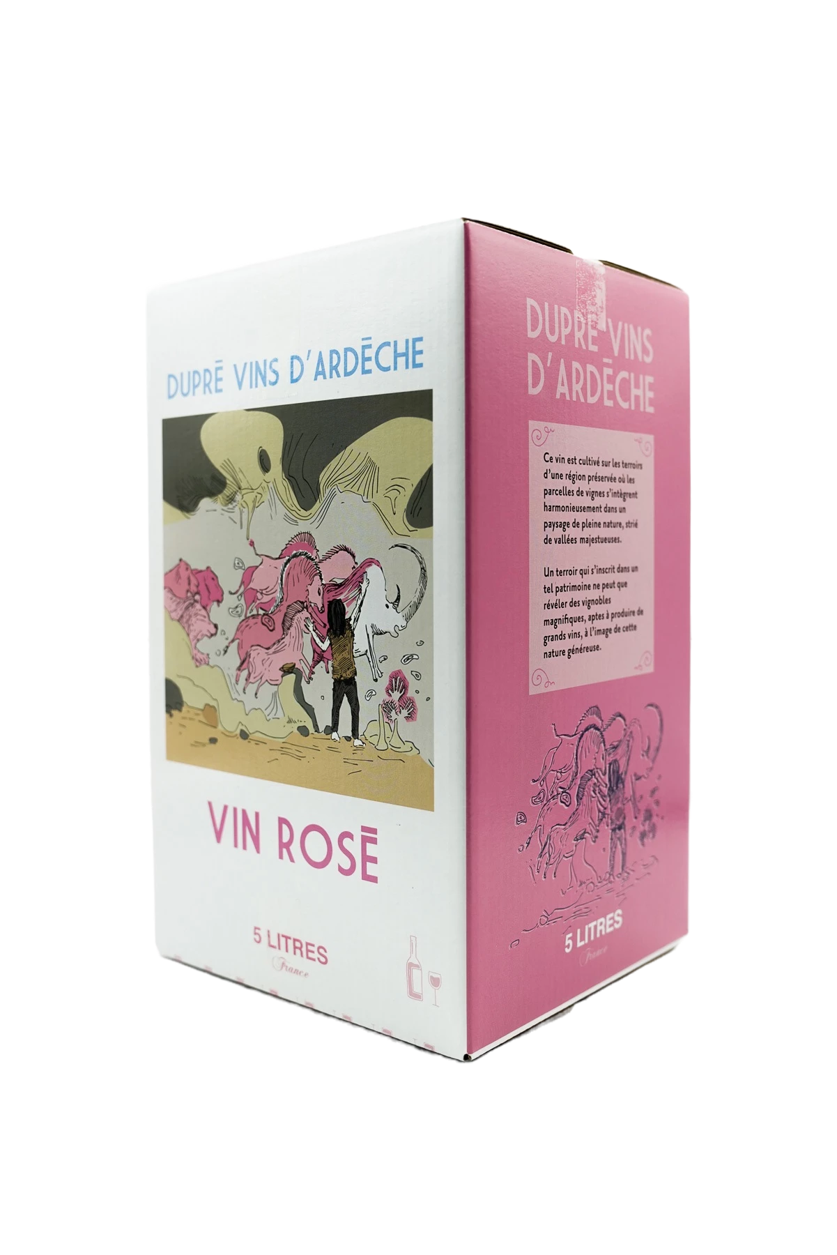 Vin Rosé d'Ardèche 12% bib 5L - DUPRE