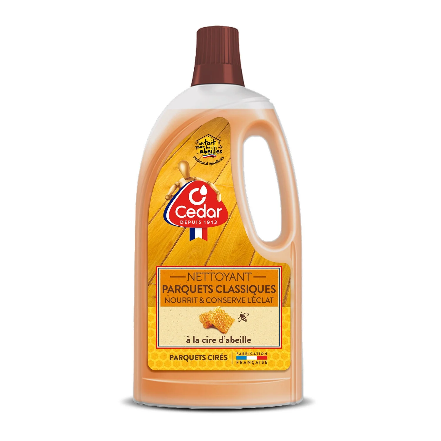 Household cleanser classic parquet floors with 1l bee wax - O'cedar