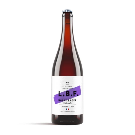 75cl L B F Biere Lager 5d