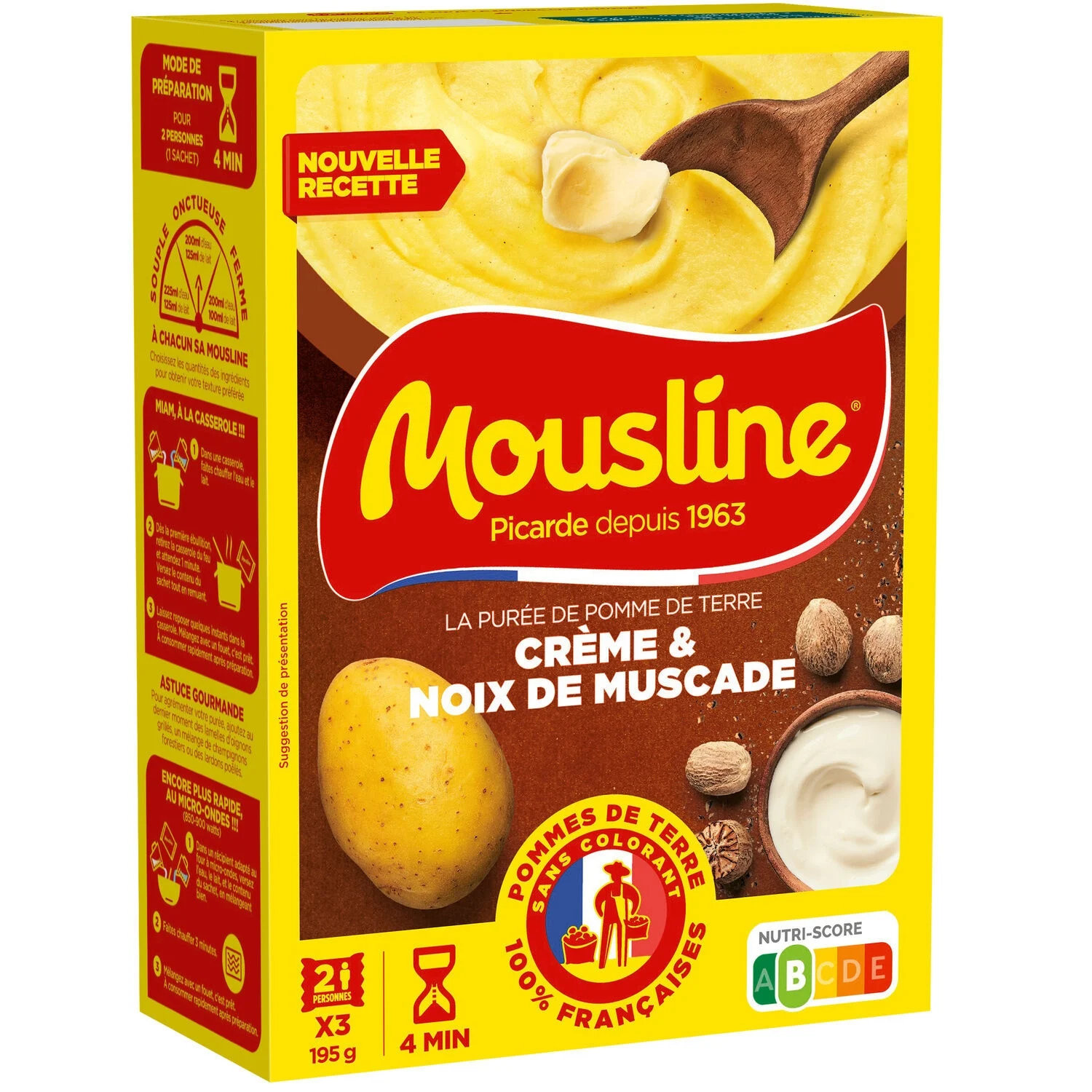 Mousline puree Cream nutmeg, 65g - MAGGI