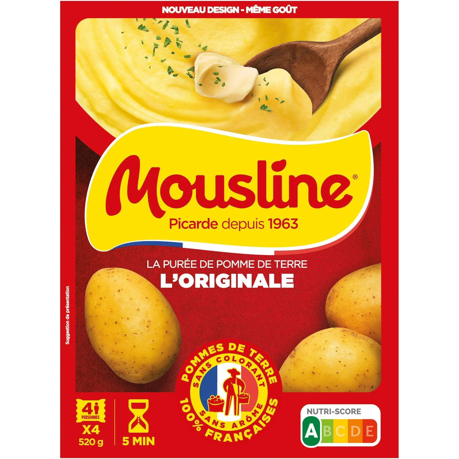 4x130g Mousline potato puree - MAGGI