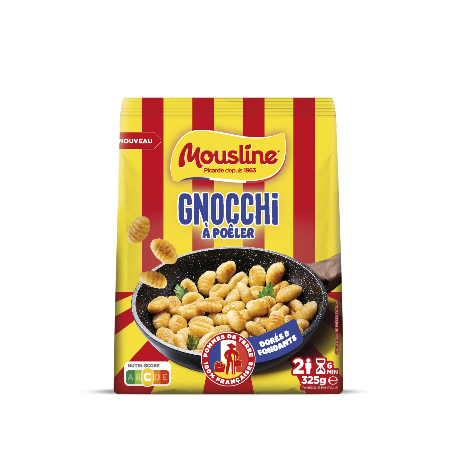 325g Gnocchi Poeler Natur Mous