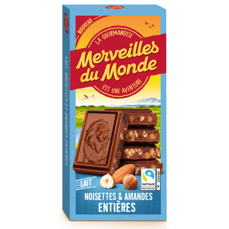 100g Bloc Lait Noiset Amand