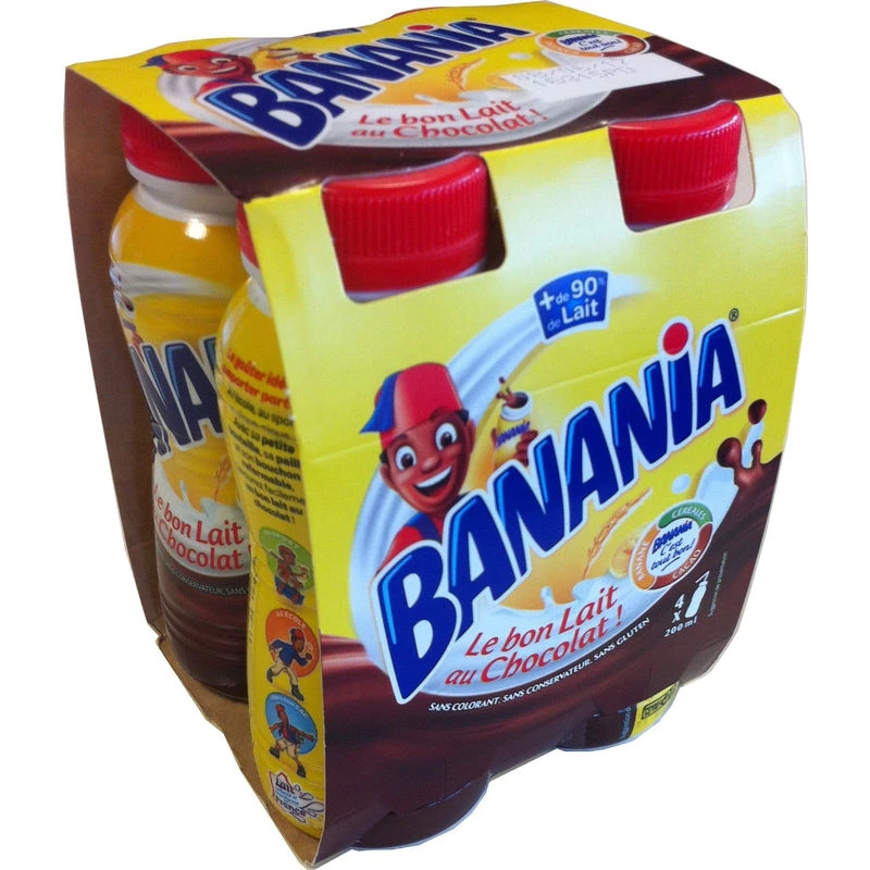 حليب الشوكولاتة 4x20cl - BANANIA