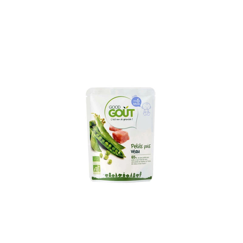 Piatto Di Piselli E Vitello Bio 190g