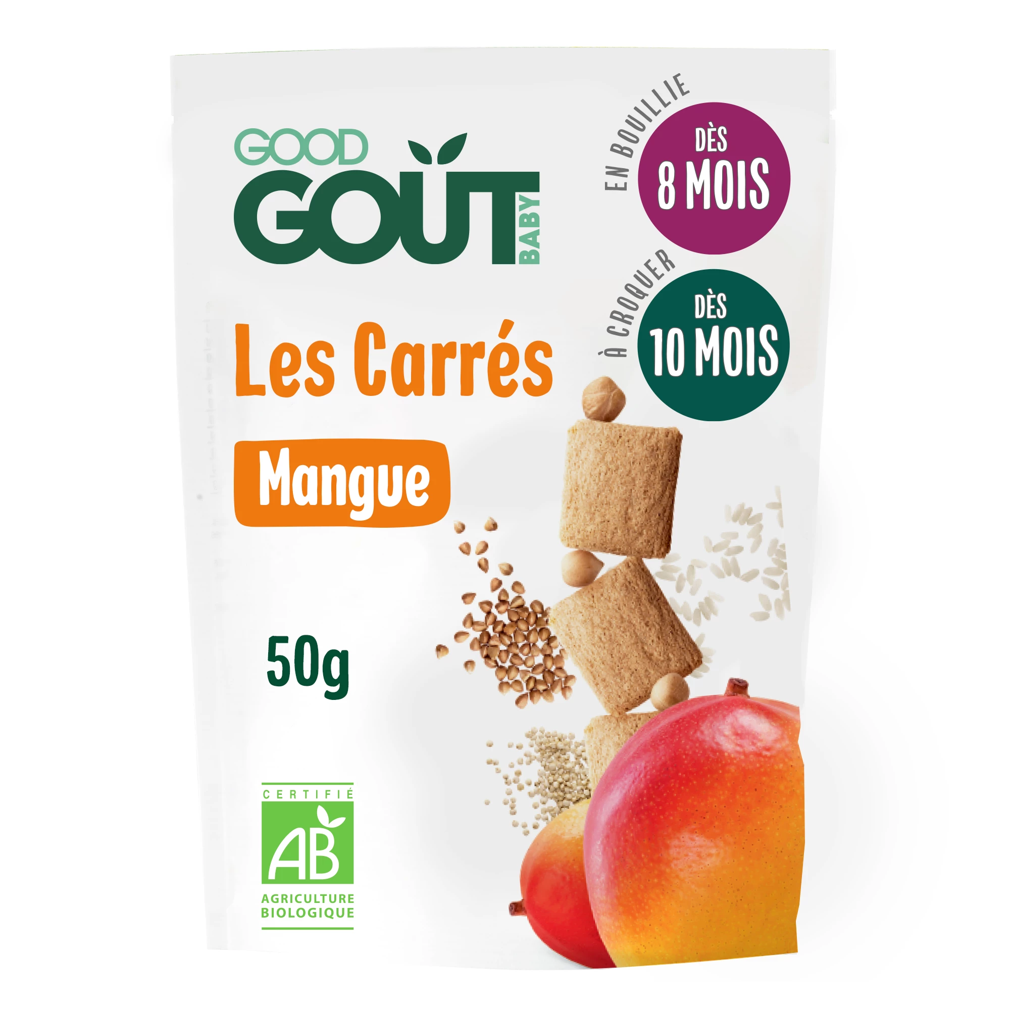 Mango Squares 50g - GOOD GOUT
