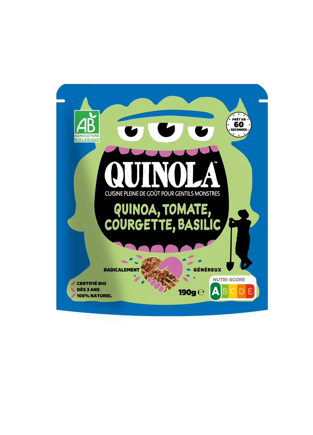 Quinoa Kids Bio Tom Courg 190g
