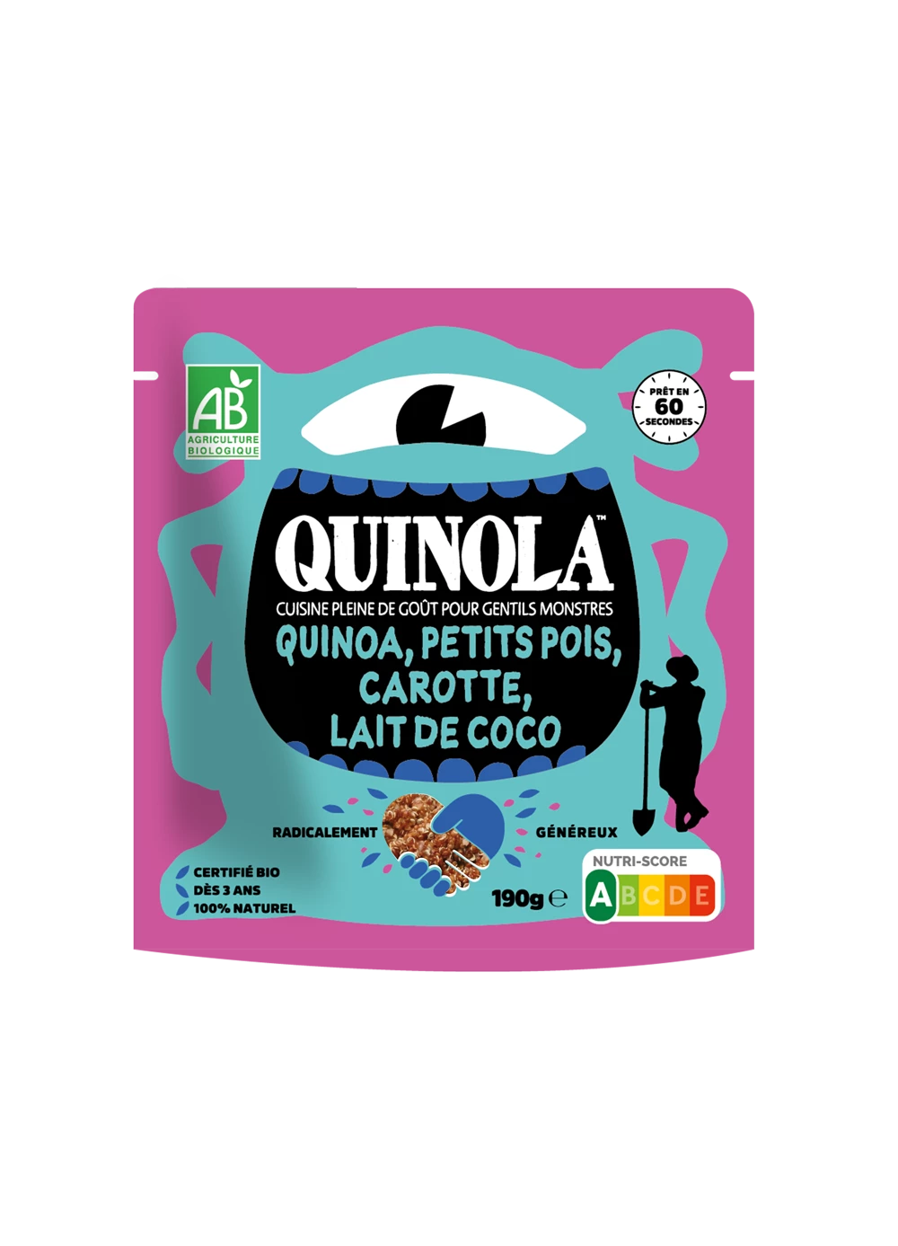 Quinola Ppois Carota Cocco 190g
