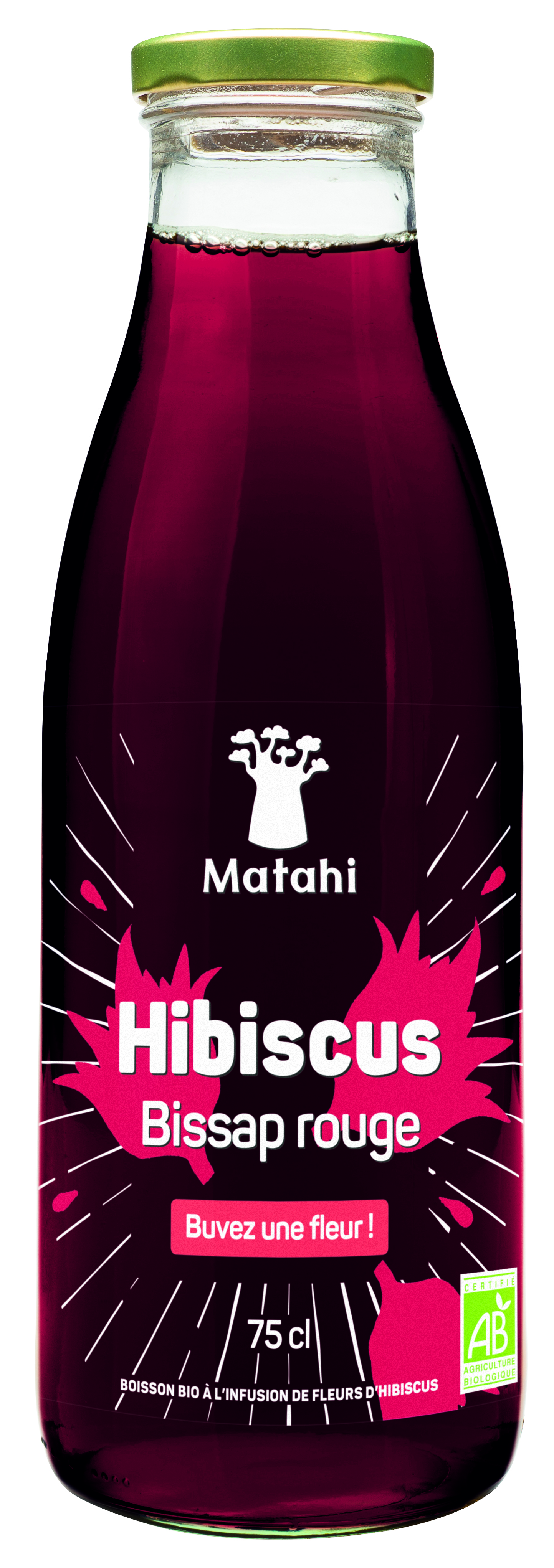 Boisson Bio Hibiscus 6x75 Cl - MATAHI