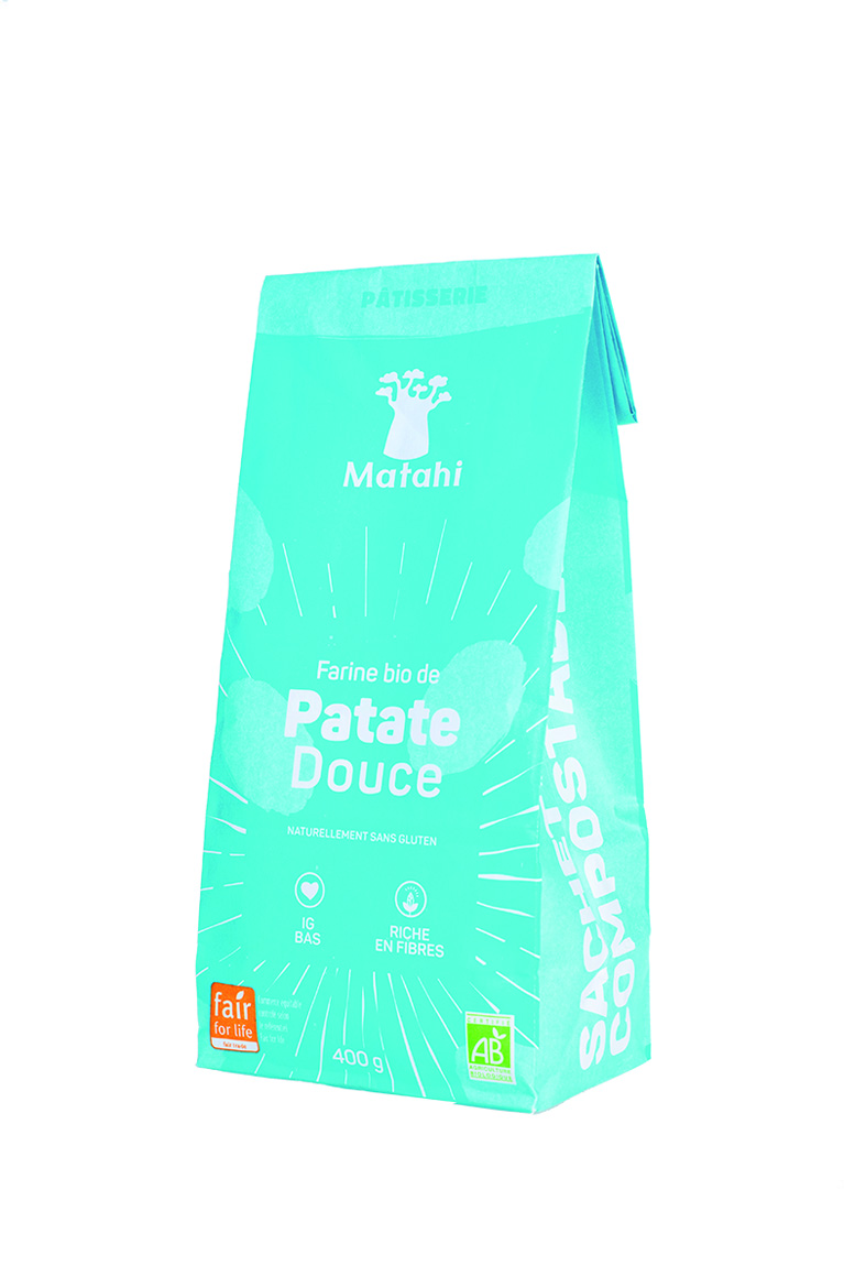 Farine De Patate Douce Bio (6x400 G) - Matahi