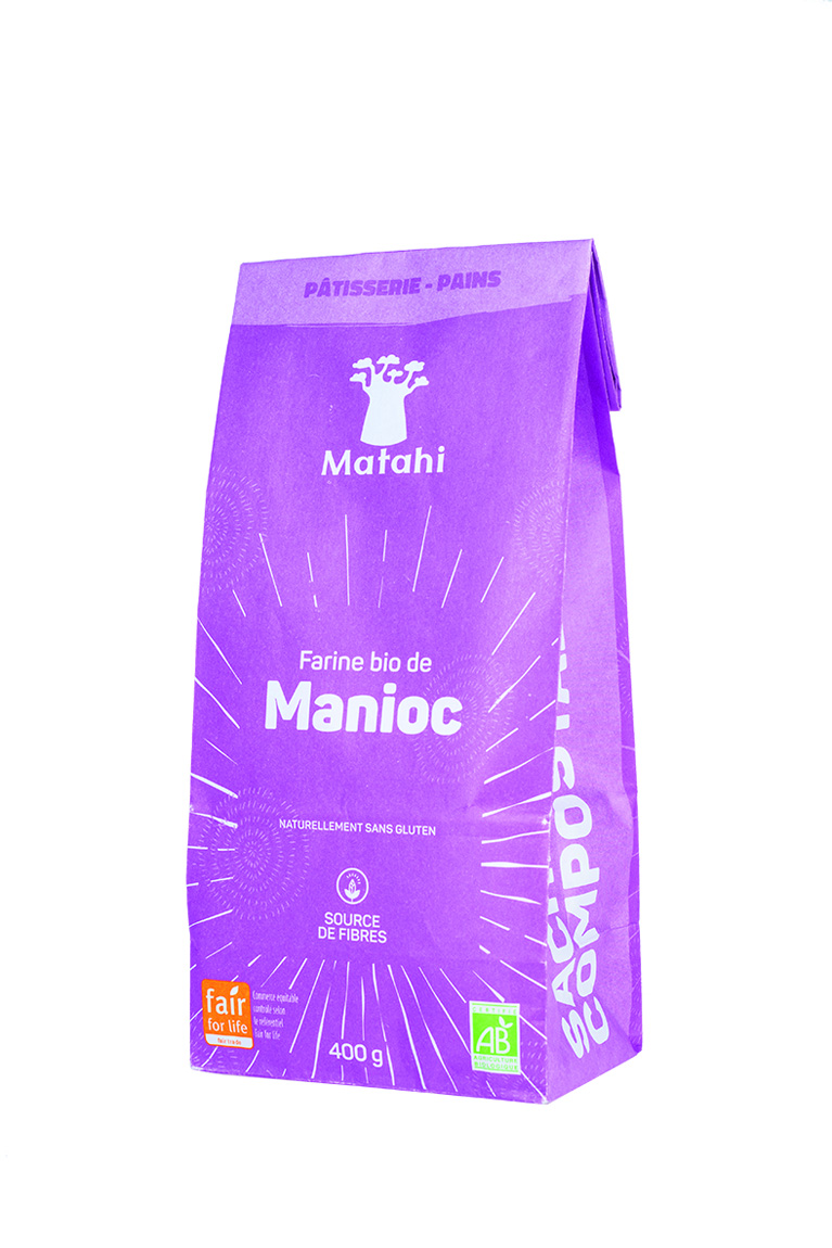 Farine De Manioc Bio (6x400 G) - Matahi