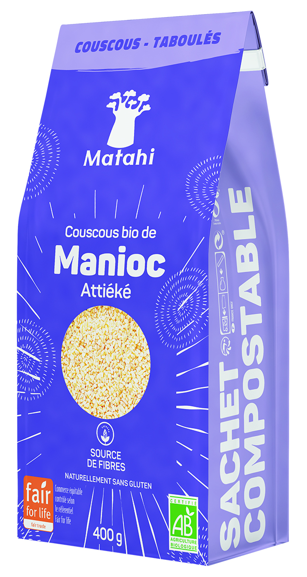 Couscous De Manioc Bio (6 X 400 G) - Matahi