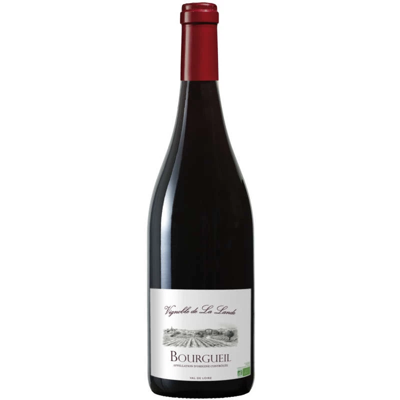 Красное вино Bourgueil, 12,5°, 75cl - LANDE VINEYARD