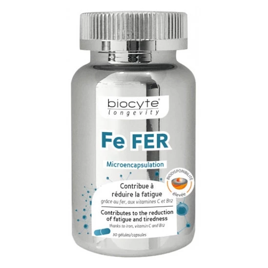 Biocyte Fe Fer 30 Gelules - Biocyte