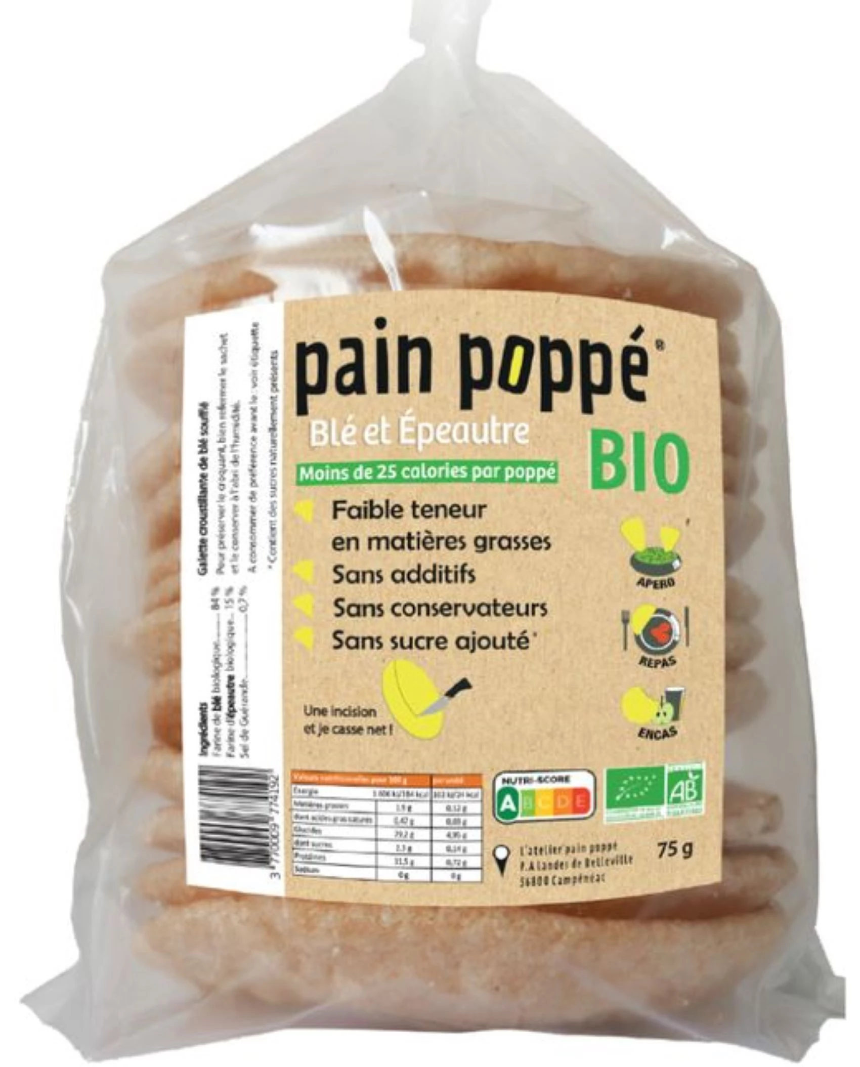 Pain Poippe Ble Epeautre Bio 7