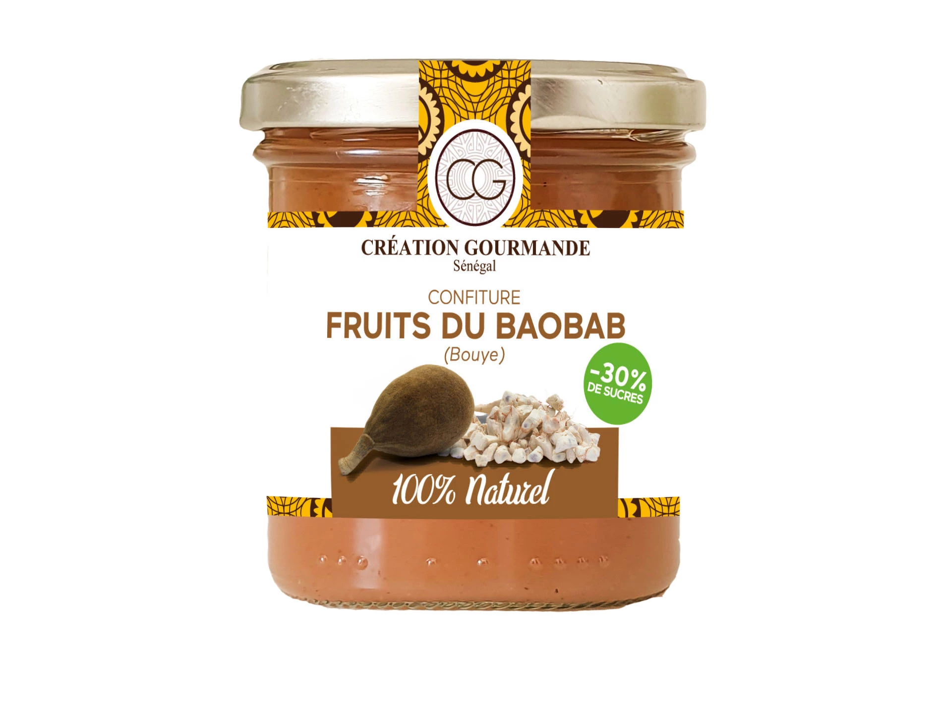 Baobab Fruit Jam (bouye) 240g - Seneafood