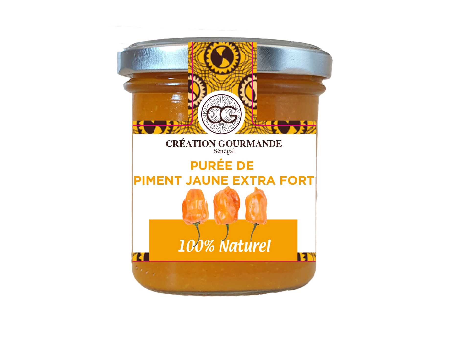 Pate De Piment Jaune 200g - Seneafood