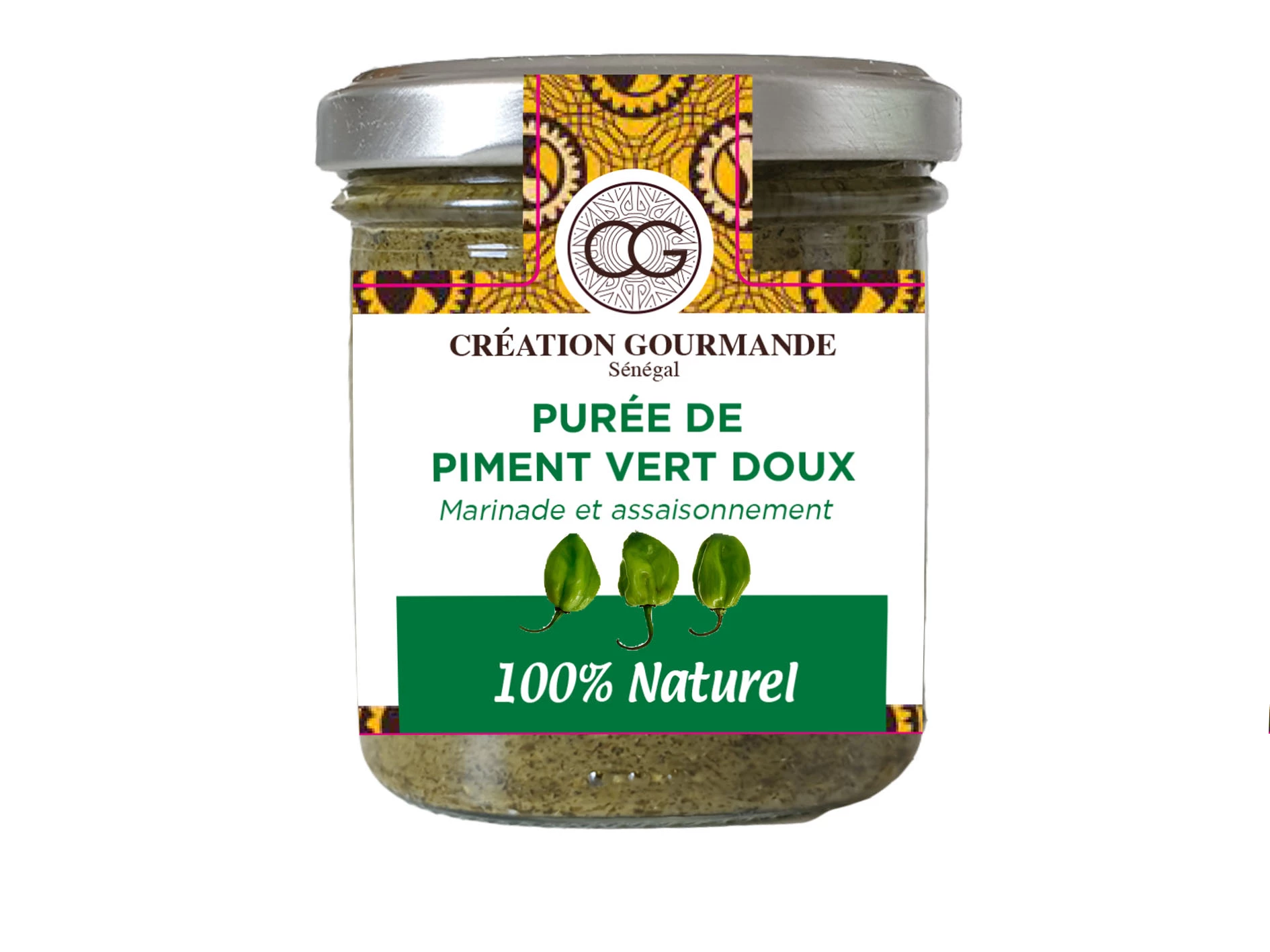 Pate De Piment Vert 200g - Seneafood