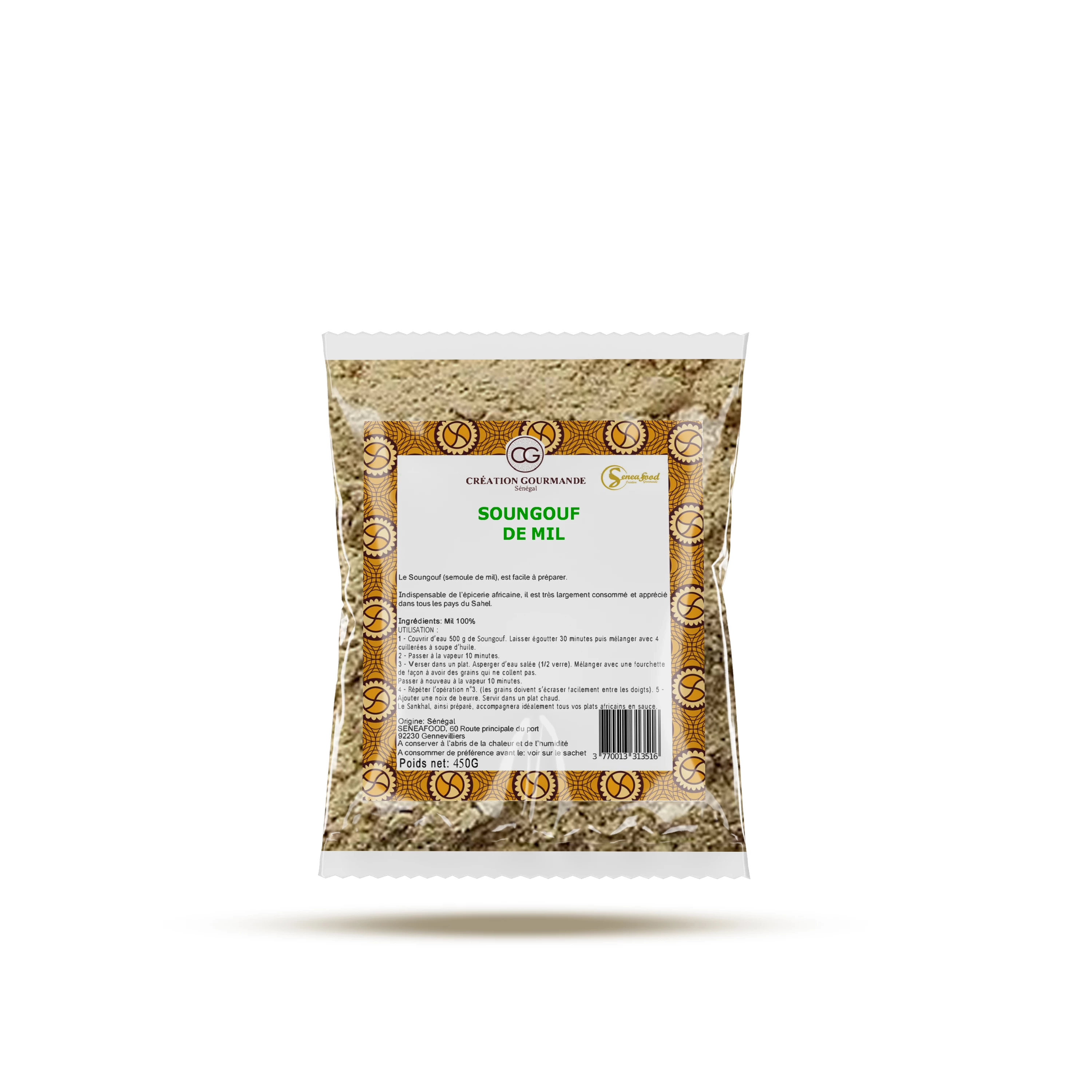 Farine De Mil (soungouf) 400g - Seneafood