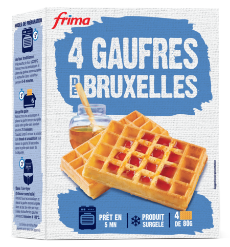 4x80g Gaufres De Bruxelles