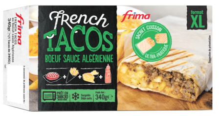 340g Frtaco Xl Boeuf Sauce Alg