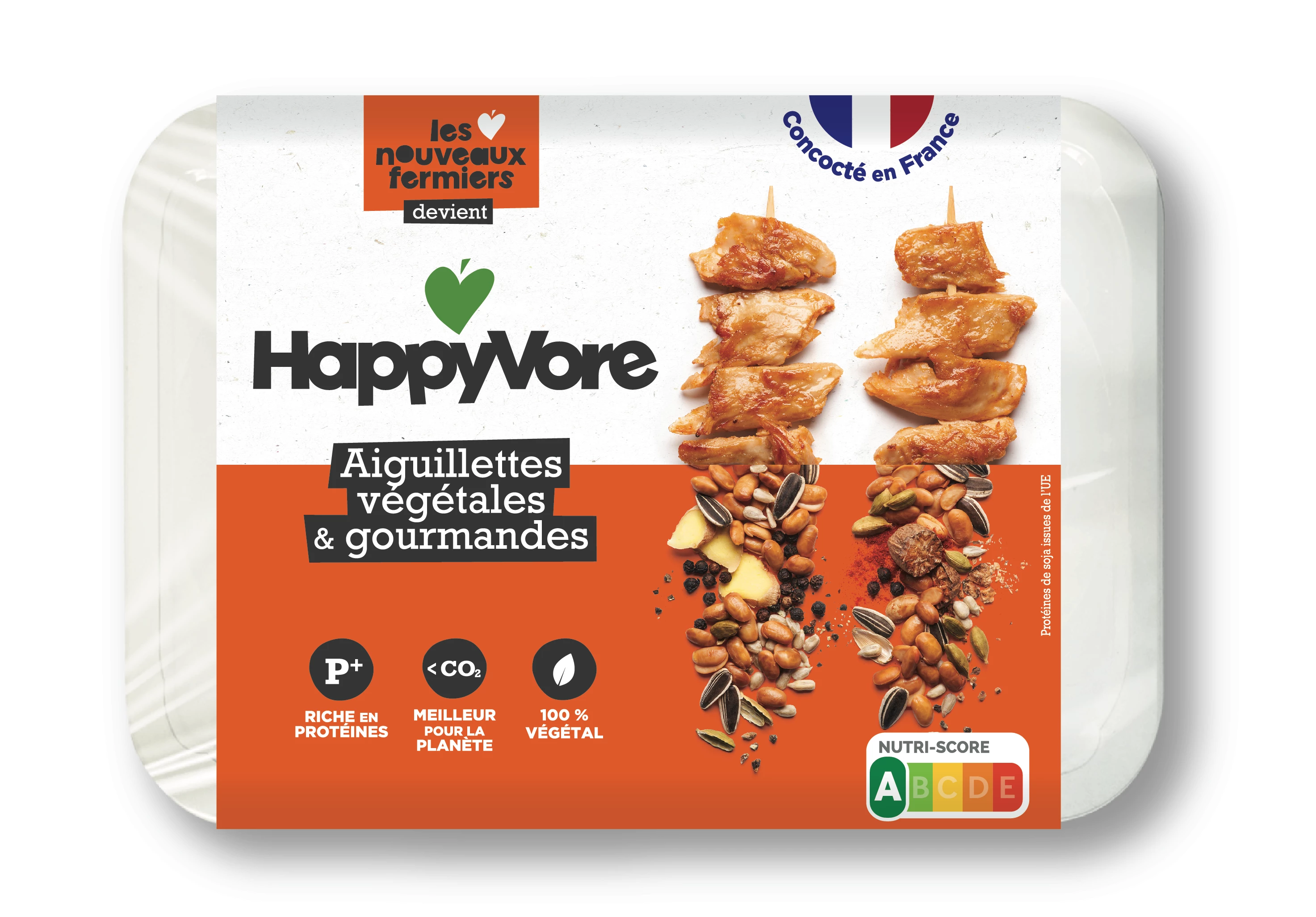 Agujas vegetales y gourmet - HAPPYVORE