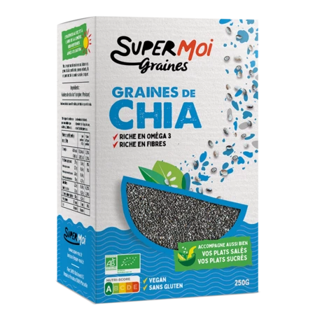 Organic Chia Seeds 250g - SUPERME
