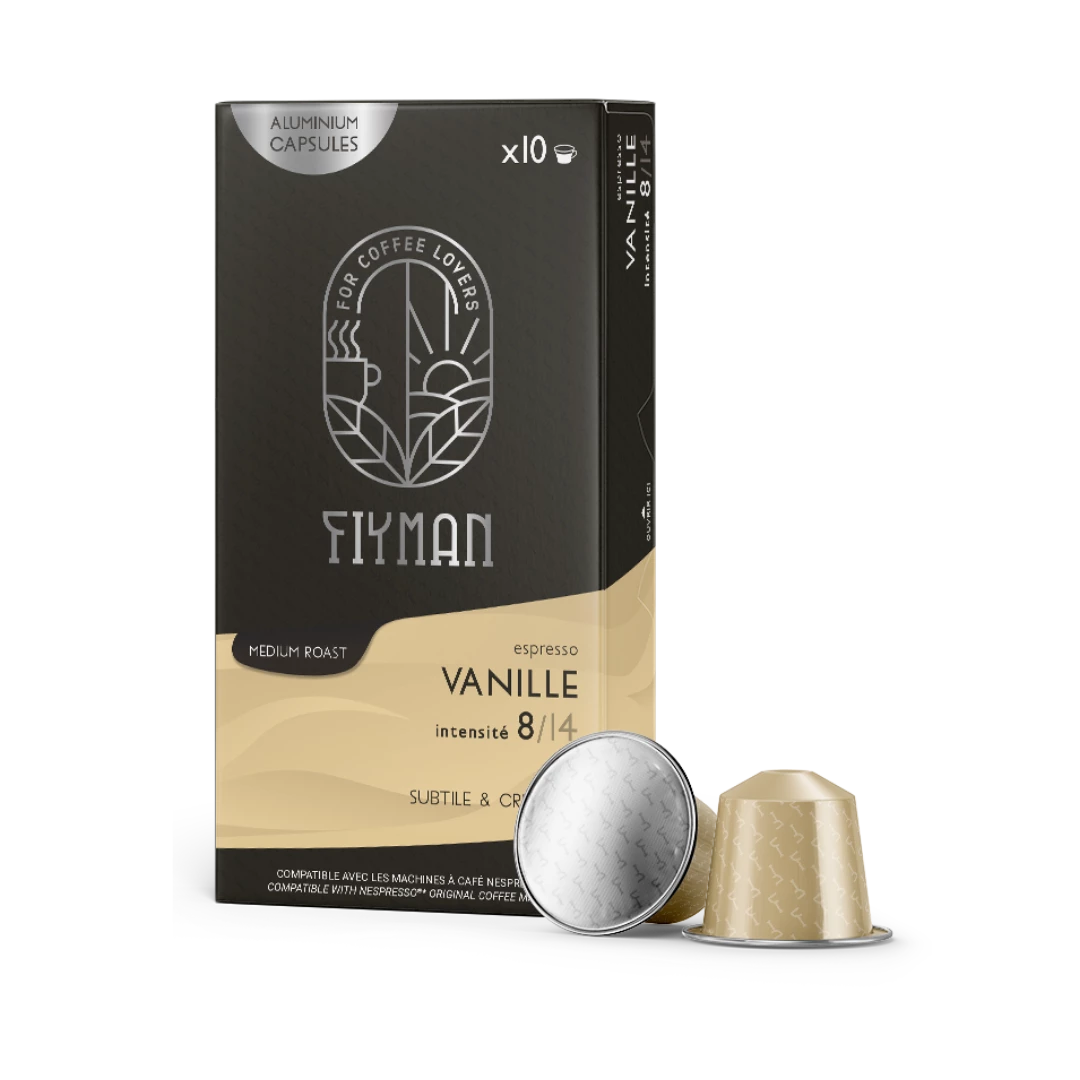 Capsule Caffè Vaniglia X10 Alluminio 55g compatibili Nespresso