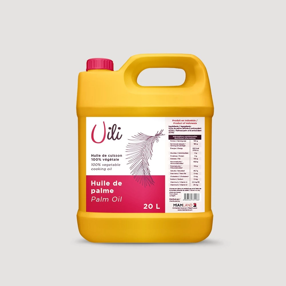 Geraffineerde palmolie; 20l - UILI