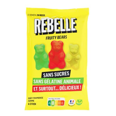 Rebelle Fruity Bears Ss Sucres