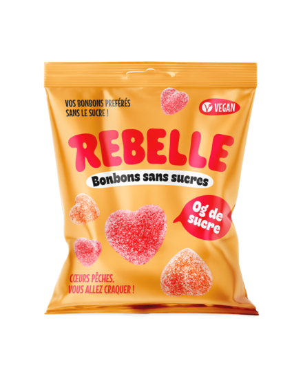 50g Rebelle Bonbons Coeurs