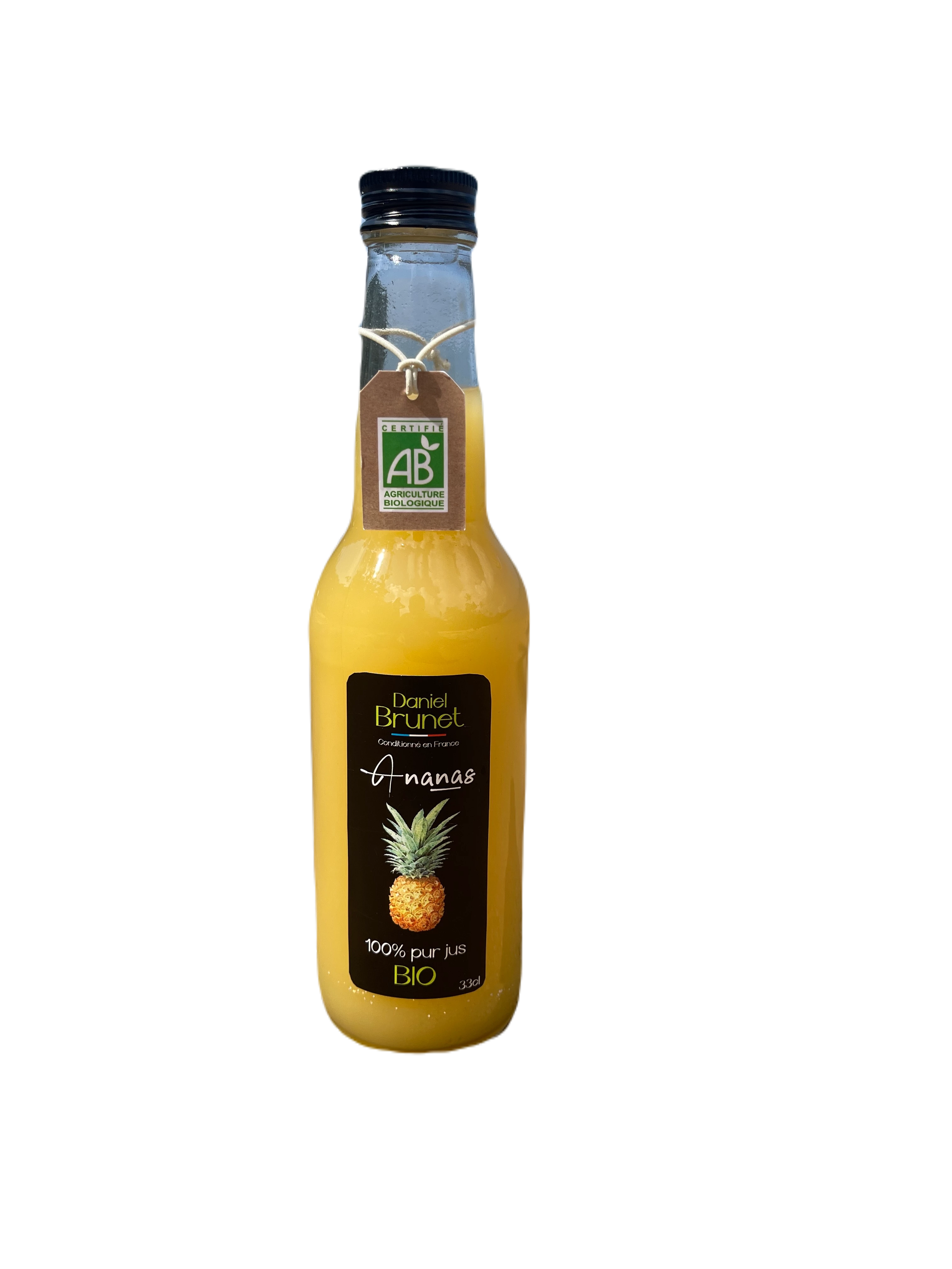 Puur ananassap 33cl - Daniel Brunet