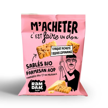 100g Organic Parmesan Sands - RAMDAM