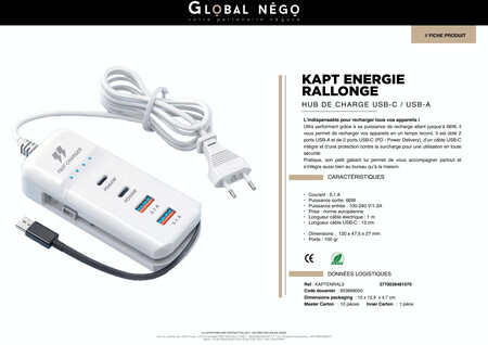 Kap-kaptenral3 3m Usb A Usb C