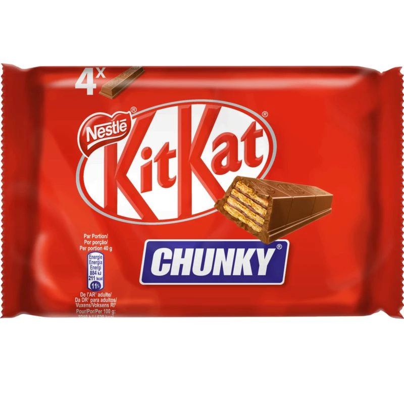 KitKat Pedaço X4 160g - NESTLE