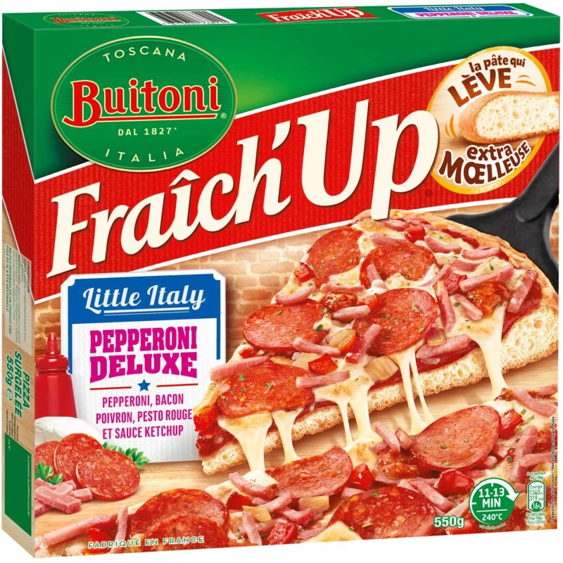 Pizza pepperoni Fraîch'up 550g - BUITONI