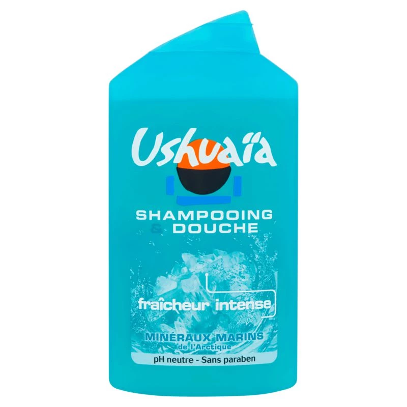 Shampoing douche fraîcheur intense 250ml - USHUAIA