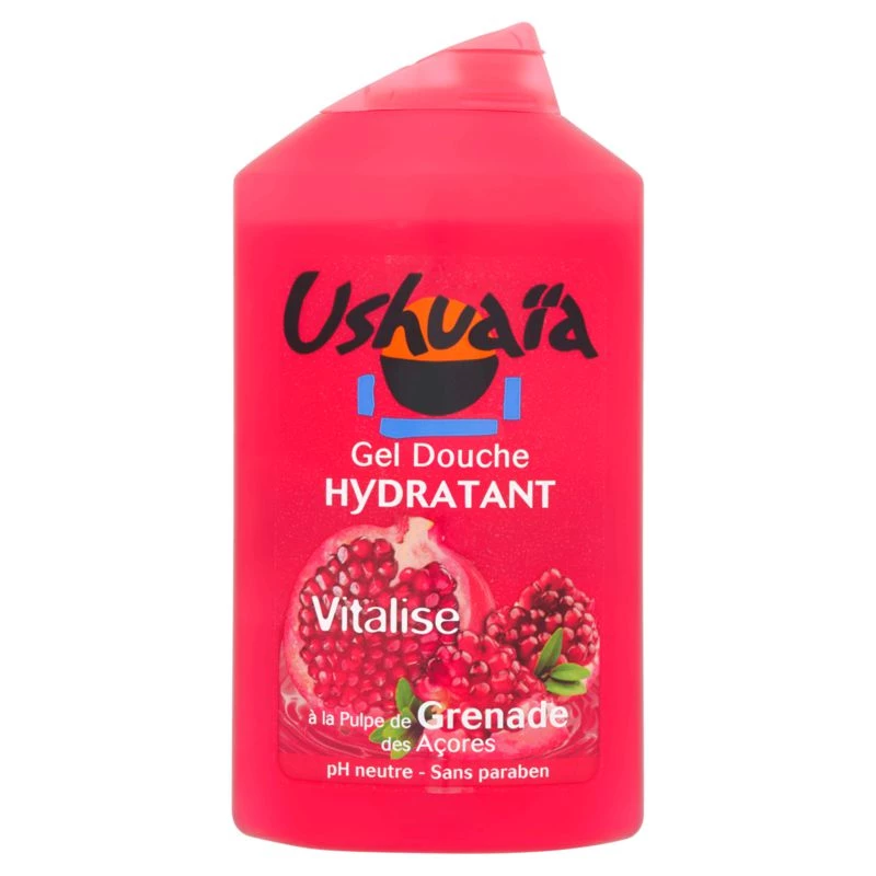 Pomegranate moisturizing shower gel 250ml - USHUAIA
