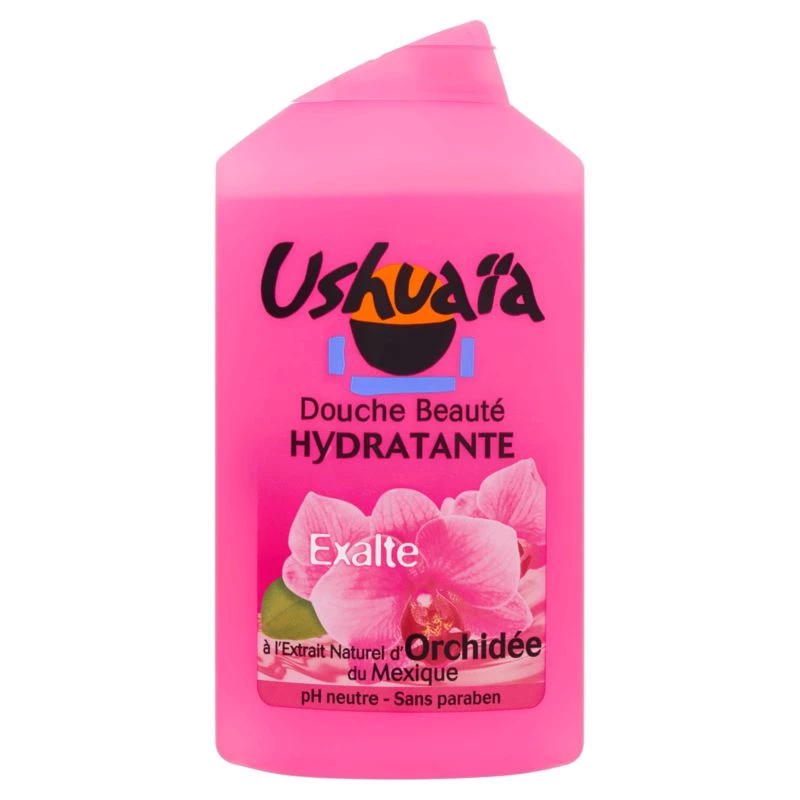 Moisturizing beauty shower natural orchid extract 250ml - USHUAIA