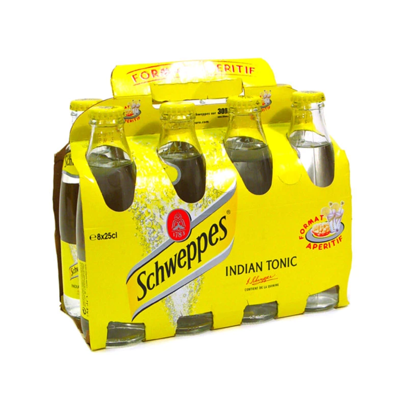 Soda indian tonic 8x25cl - SCHWEPPES