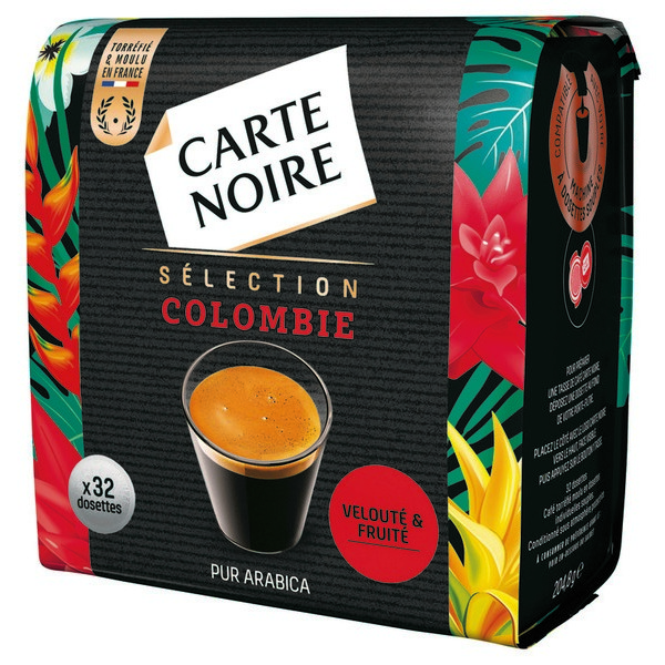 Café sélection Colombie x32 dosettes 205g - CARTE NOIRE