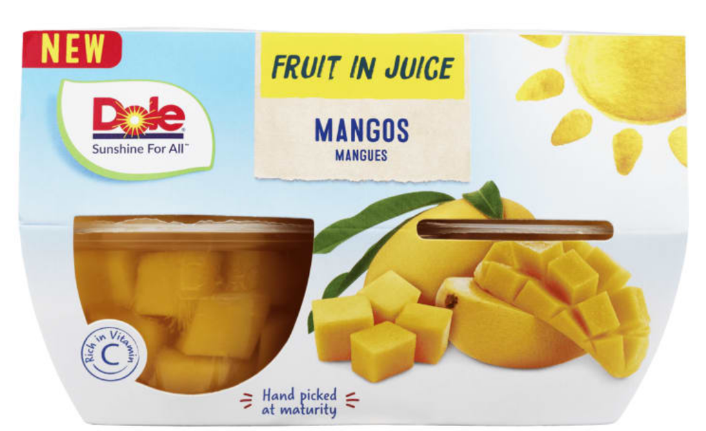 Cup 4x113g Mangue  Dole