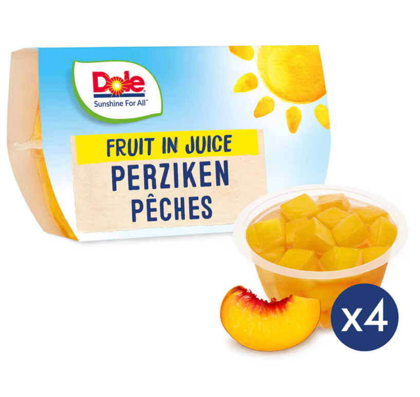 Cup 4x113g Peche  Dole