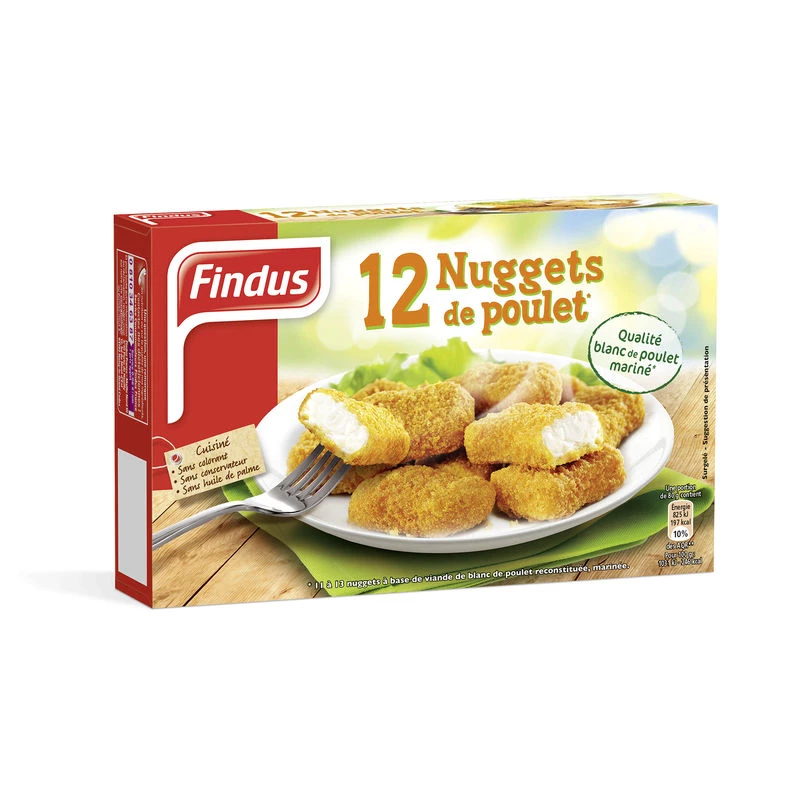 Nuggets de poulet x12 250g - FINDUS