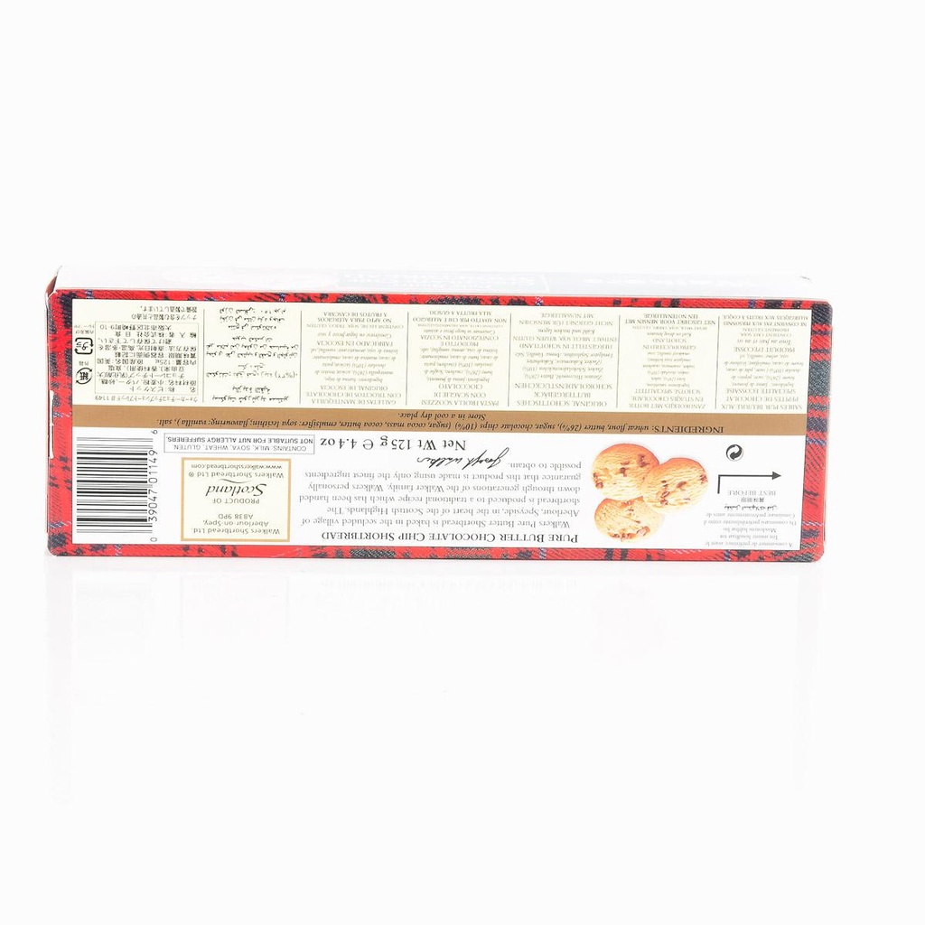 Shortbread Chocolate Chip 125g - Walkers - 125g
