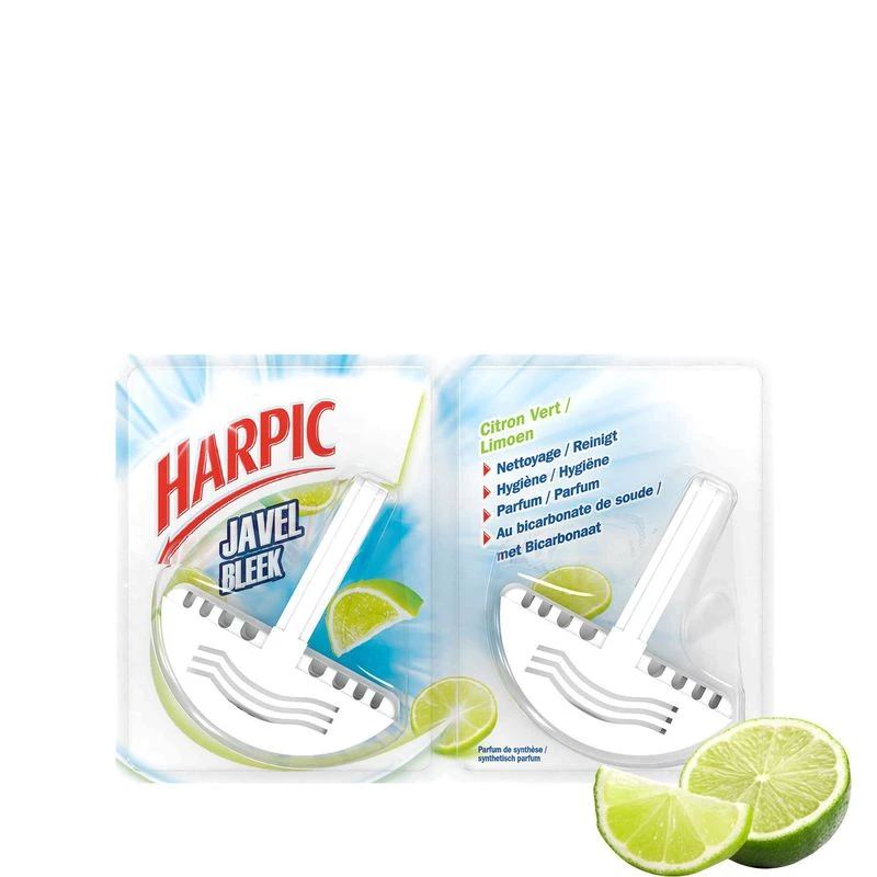 Blocs WC javel citron vert x2 - HARPIC
